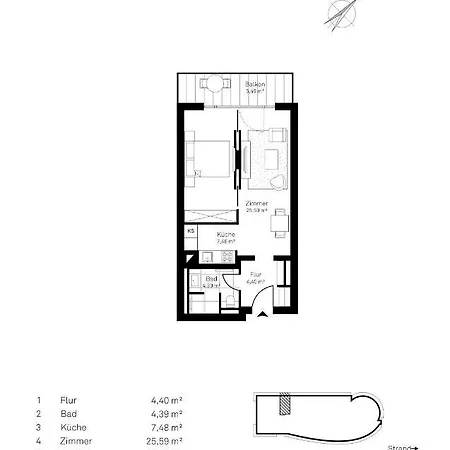 Lejlighed White Pearl 1.10 Timmendorfer Strand